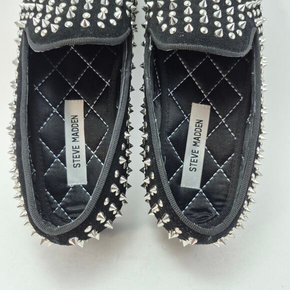 STEVE MADDEN "P-Dreemz" Metal Spiked Dress Shoes Mens Size 7 - Picture 5 of 12